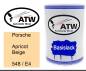 Preview: Porsche, Apricot Beige, 548 / E4: 500ml Lackdose, von ATW Autoteile West.